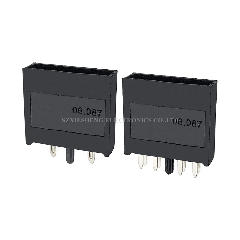 5PCS Medium Automotive Fuse Holder 06.087 PA66 30A250V 2Pin/8Pin PCB Panel Mounting ATC Blade Standard Fuse Holder