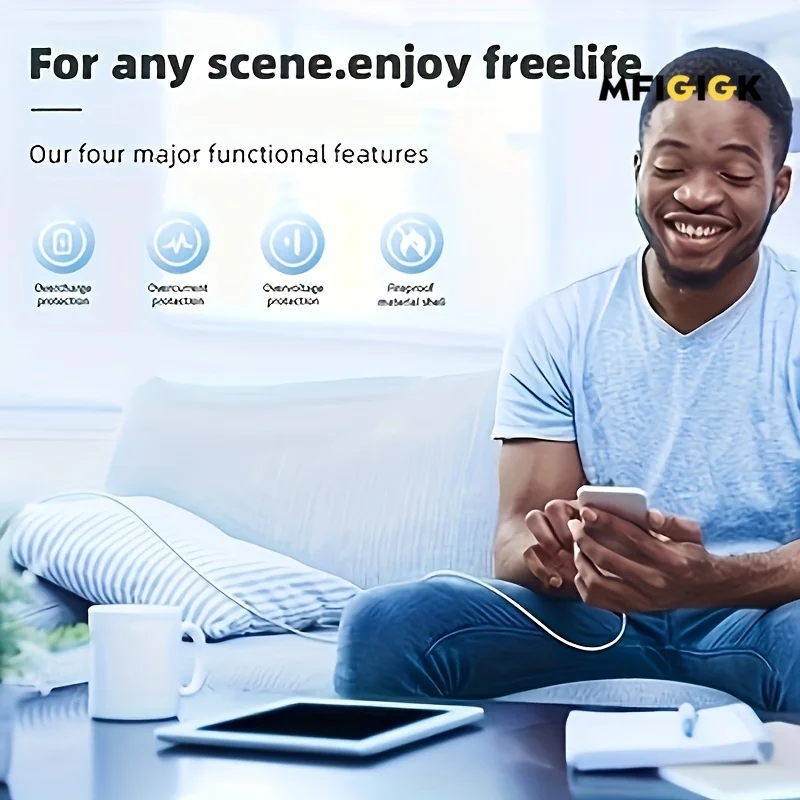 20pcs MFI Certified Premium iPhone USB-C to USB-C, USB-C to lightning Charging Cable- Fast Data Transfer, Compatible with iPhone