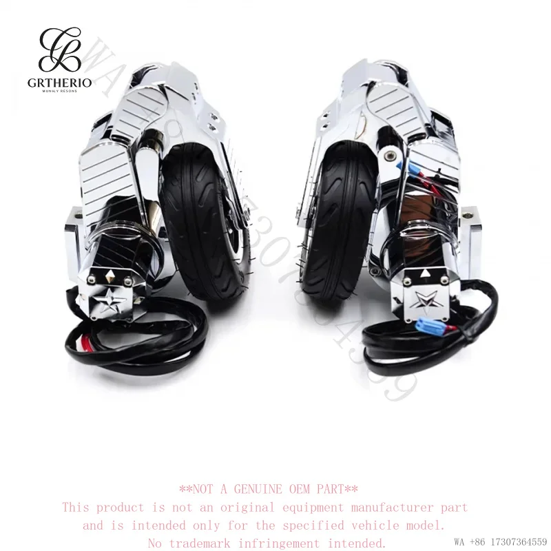 For Touring FLH Road Street Glide Motorcycle Landing Gear Automatic Retractable Anti-fall Stabilizer Training Wheels Auxi