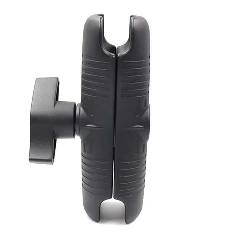 Marine Bracket Aluminum Double Socket Arm 2.25 Inch D Size Largest VIN-D-21 Heavy Duty Boat Mounting Hardware for Fishing Rod
