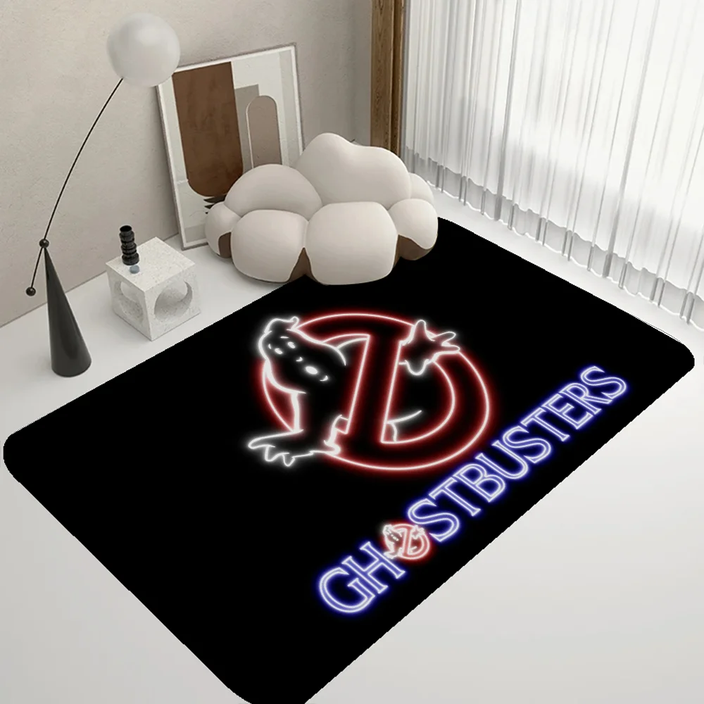 G-Ghostbusters Floor Carpet Anti-slip Absorb Water Long Strip Cushion Bedroon Mat Welcome Rug