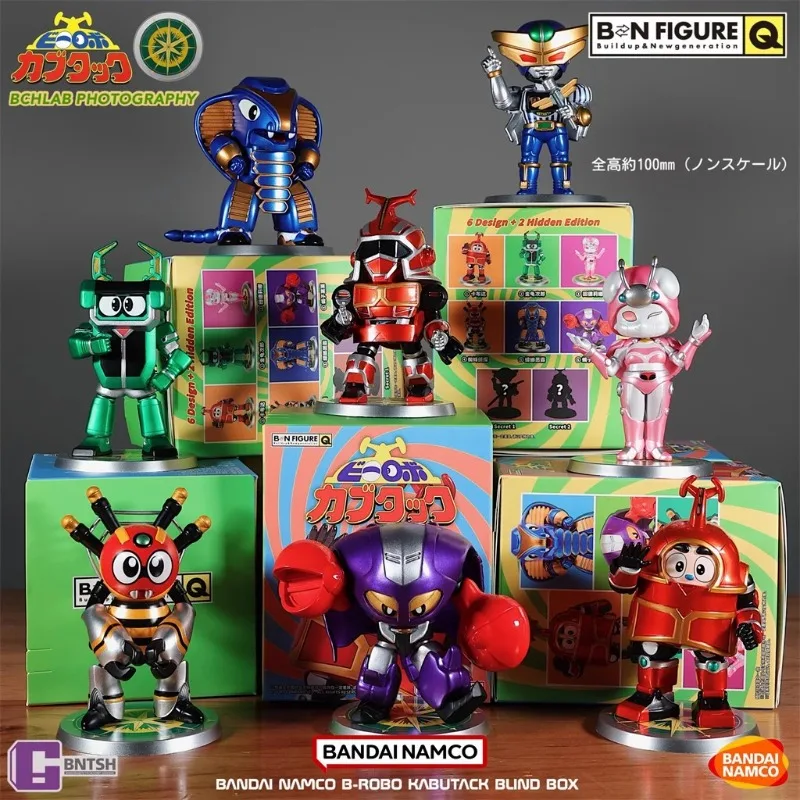 

Bandai TOPTOYS BNFQ Iron Armored Little Bao Kabuda Cockroach Bully Model Blind Box Figure Birthday Gift for Boys