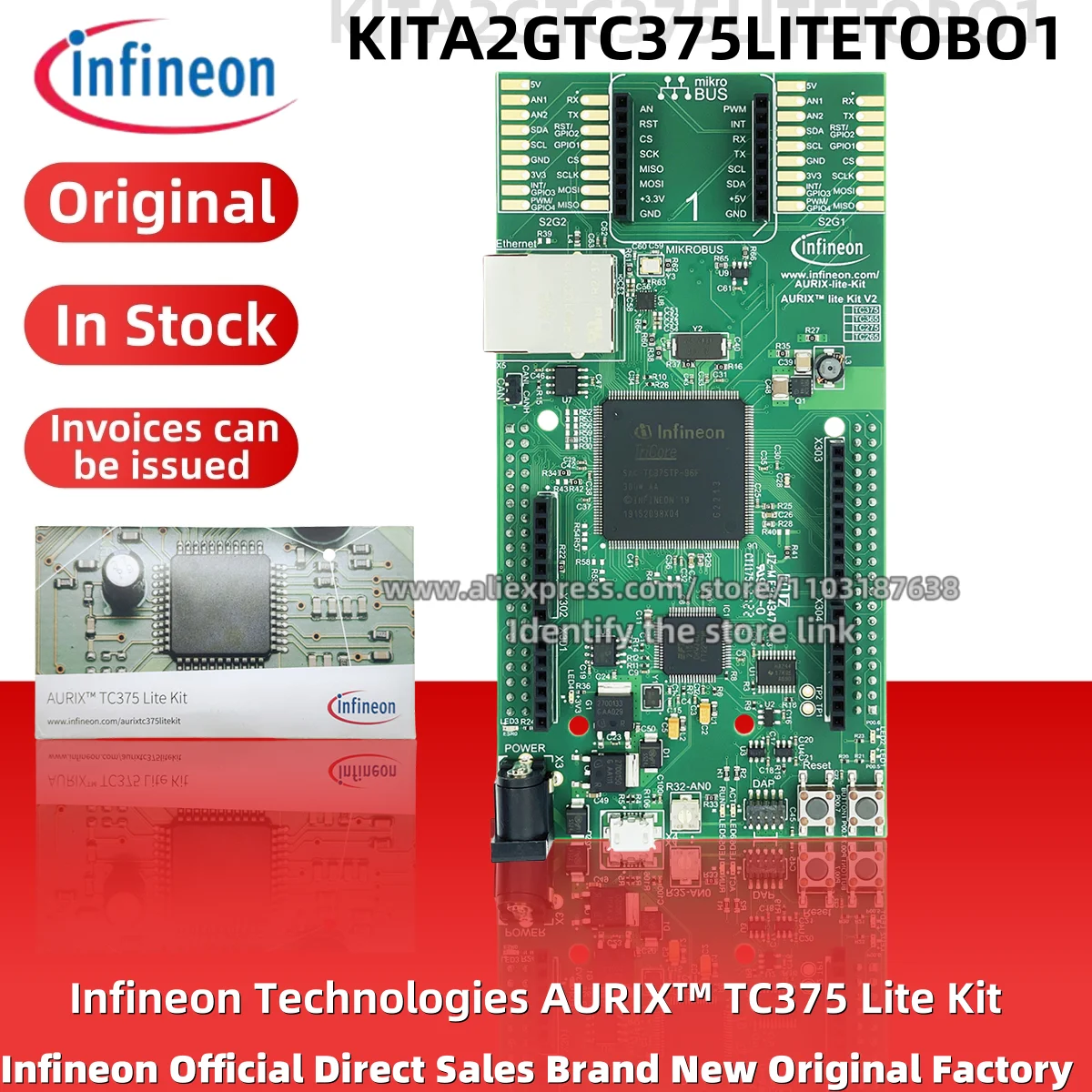 

1pcs/lot Kita2gtc375litetobo1 Development Board Evaluation Board Kita2g_tc375_lite Aurix Tc375 Lite Kit Original Stock