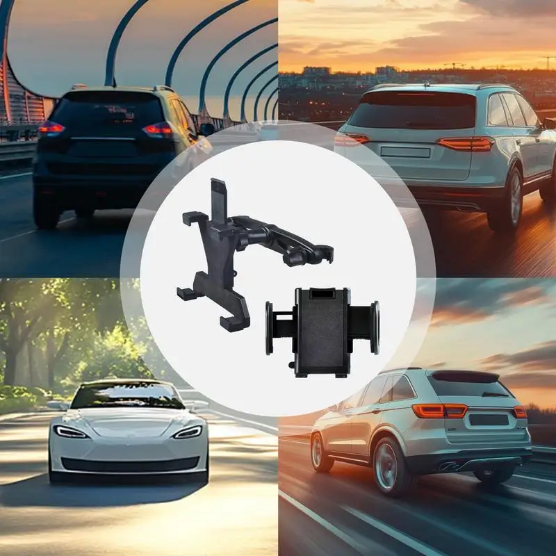 Suporte para tablet e carro, assento traseiro ajustável, assento traseiro automotivo, suporte extensível para celular, viagem na estrada
