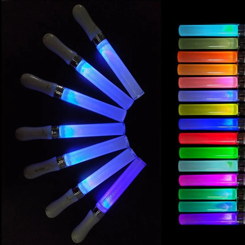 2 Stuks Led Light Sticks, 15 Kleuren, Light Sticks, Concert Rekwisieten