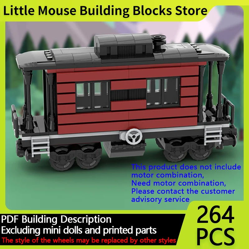 

Модель городской автомобиль MOC, строительные кирпичи, железная дорога, грузовой поезд, кабои, модульная технология, детские праздничные подарки, сборные игрушки, костюм