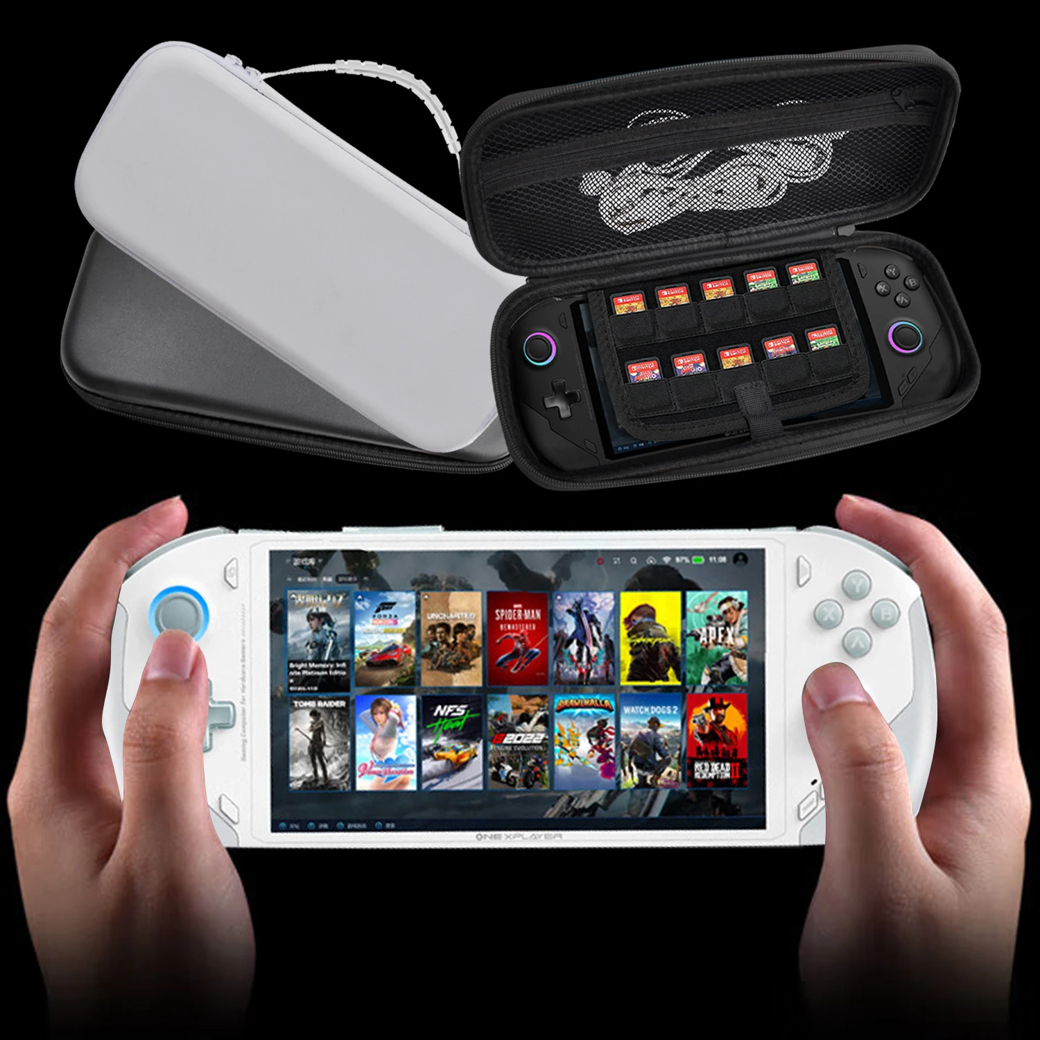 

Storage Case For OneXPlayer F1 Game Console Portable EVA Carrying Case Shockproof Handheld Game Console Anti-scratch Handbag