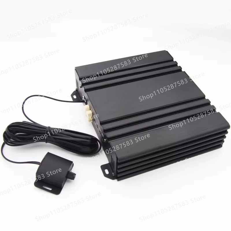 Car audio high-power two-way two-channel main push dual voice coil subwoofer overweight bass power amplifier 800w