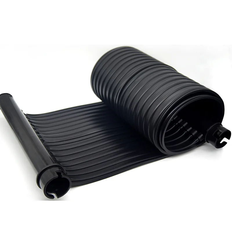 Swimming Pool Solar Hot Water Heater Mat Panel NBR Pool Heater Black Rubber Solar Heating Mat Sun Energy Mat Length 3m