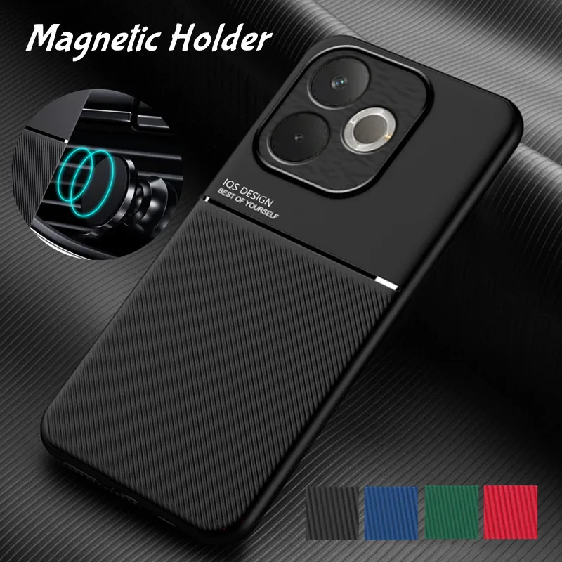 Rugged Non-Slip Magnetic Case For OPPO A6 A5 Pro 5G Portective Cover Back Shell Coque Fundas Capa