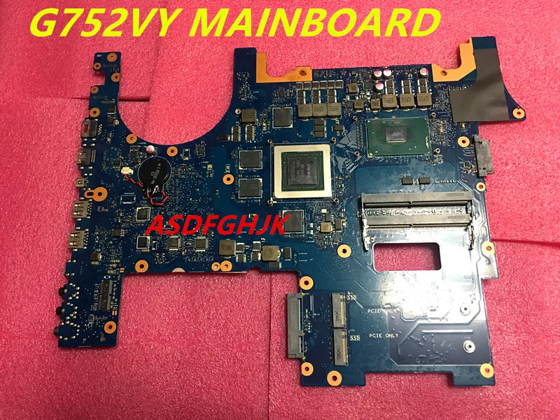 Original Main board For Asus G752VY G752VT Laptop Motherboard i7-6700HQ CPU GTX980M 4GB 100% TESED OK