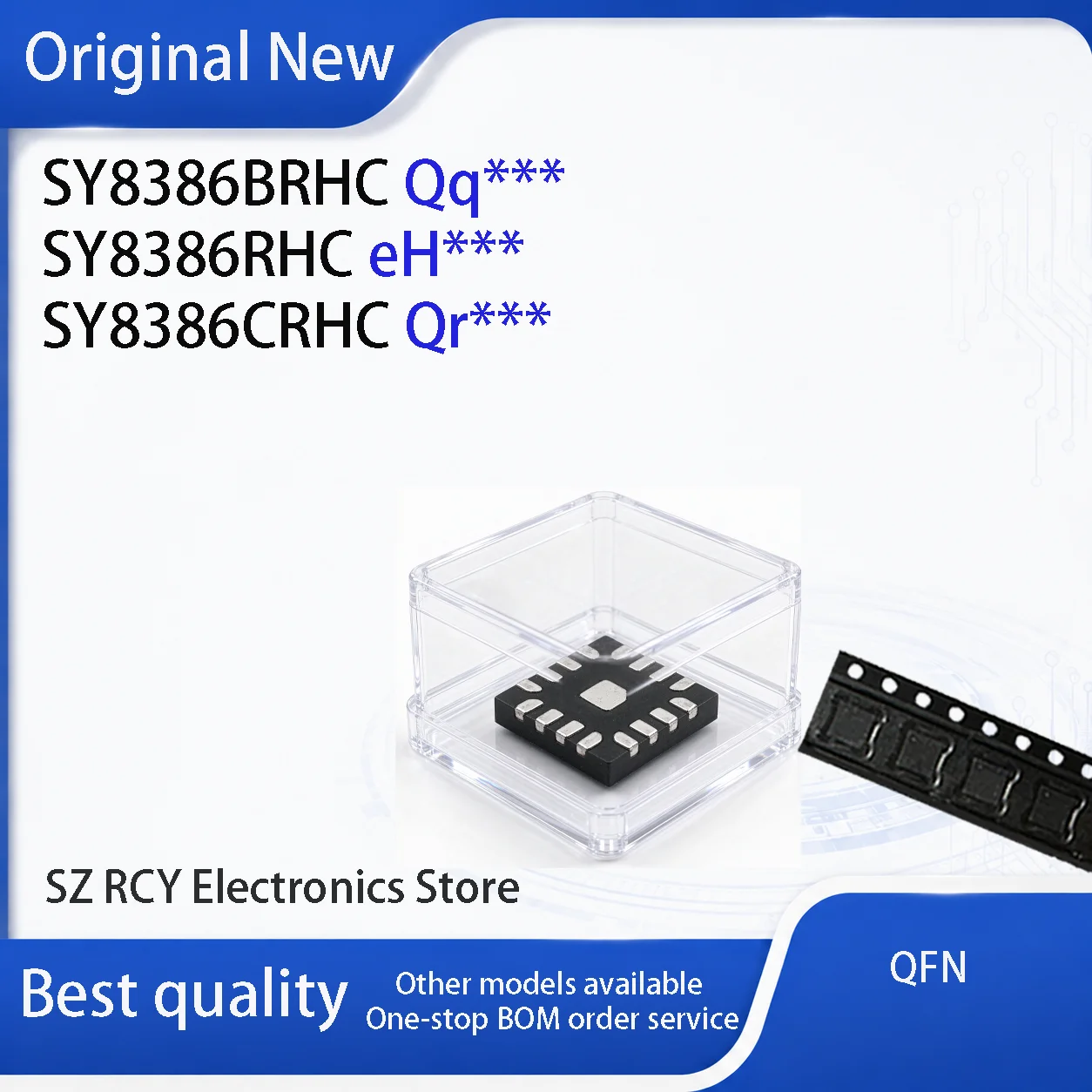(5-30 PCS)NEW SY8386BRHC SY8386B Qq*** SY8386RHC SY8386 eH*** SY8386CRHC SY8386C Qr*** QFN IC Chip