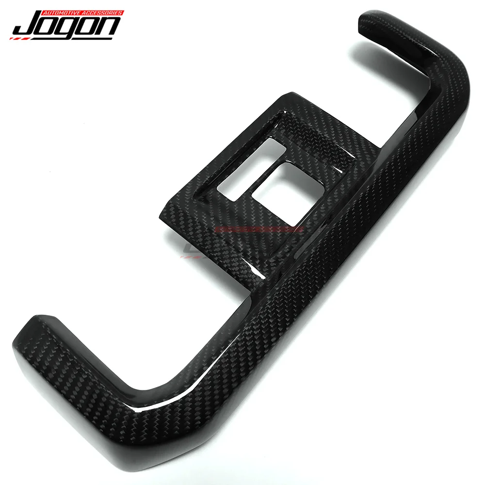 

For Ford F-150 F150 Raptor Platinum 2021 2022 2023 2024 Car Rear Air Vent Outlet Frame Trim Real Carbon Fiber Car Accessories