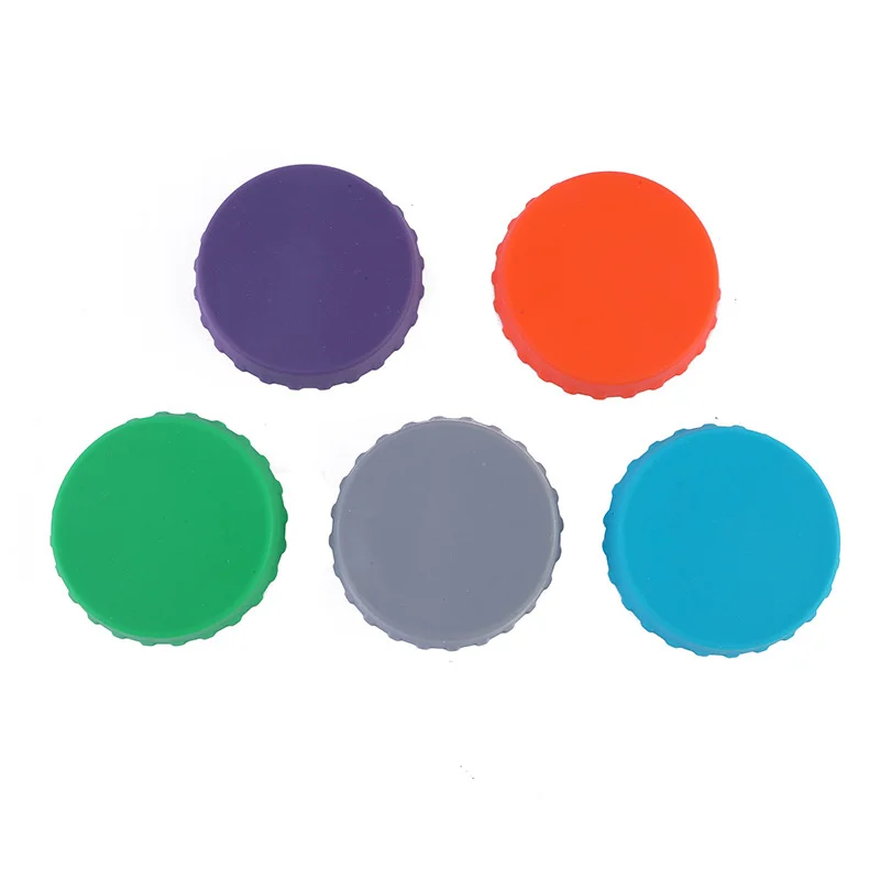 Silicone Can Lid Reusable Beverage Can Lid Covers Leak-proof Sealing Can Cap Beer Bottle Lid Multi Color Tin Lid Can Stopper