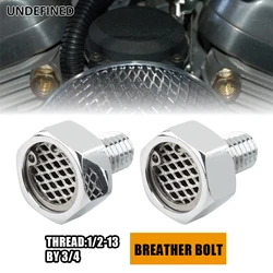 Chrome Air Filter Cleaner Breather Bolts for Harley Twin Cam EVO Sportster XL Softail Dyna Touring CVO Bobber Chopper FX FXR FL
