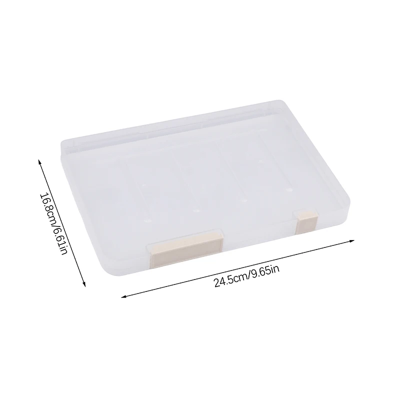 Transparent Press On Nail Storage Box Dustproof Nail Tips Organizer Seasonal False Nails Display Box Acrylic Nail Art Tools