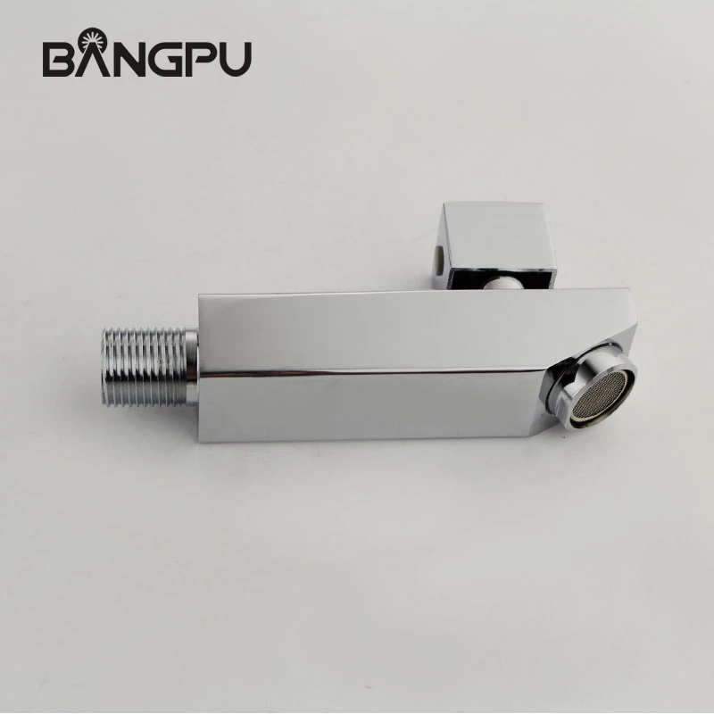 Robinet d'évier de salle de bains froide simple en acier inoxydable 304, robinets muraux à trou unique, robinet de piscine à poignée unique G1/2 chromé