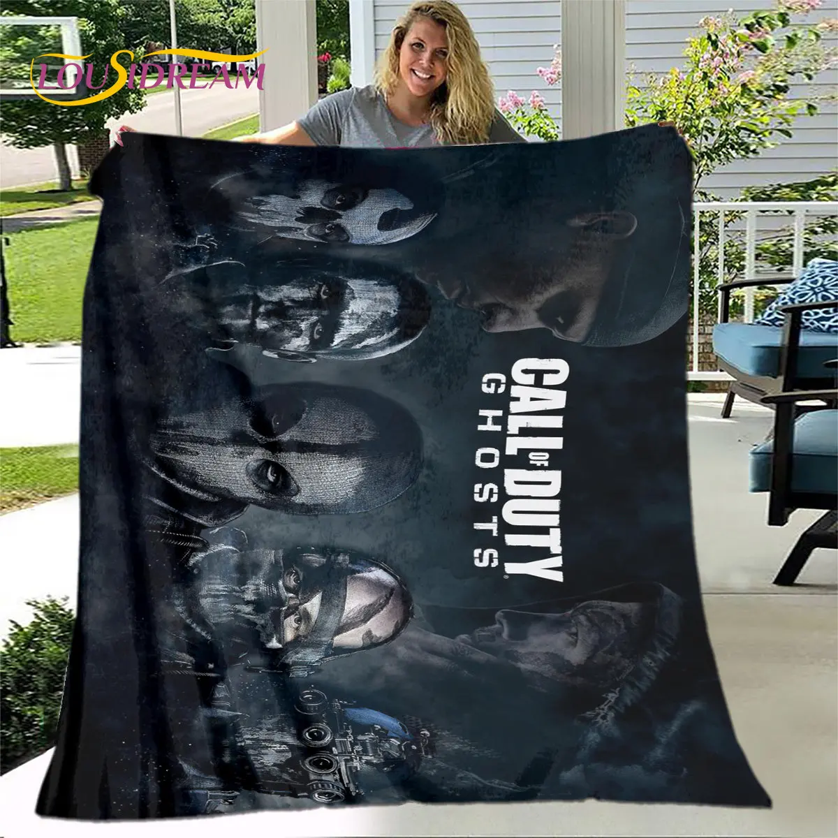 Game COD, Call of Duty Gamer Soft Plush Blanket,Flannel Blanket Throw Blanket for Living Room Bedroom Bed Sofa Picnic Cover Kids