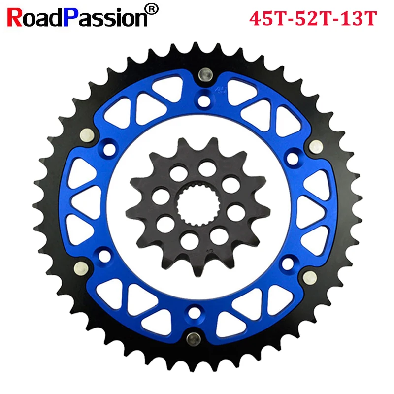 13T Front 45T~52T Rear Teeth Sprocket Motorbike Wheel Fit For YAMAHA YZ125 WR250 YZ250 YZ WR 250 T,V,W,X,Y,Z,A,B,D,E F N,P,R,S