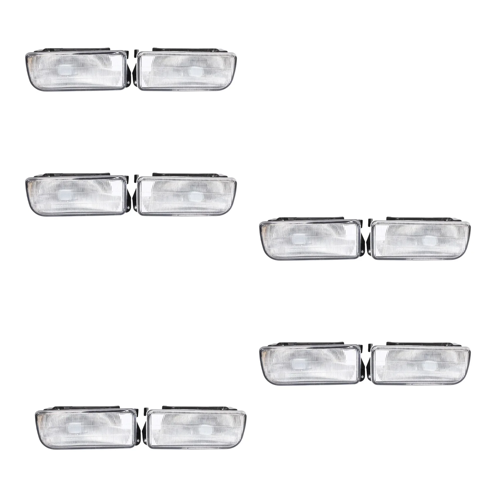 

10x Car Front Bumper Fog Lamp Lens Lamp for Bmw E36 1992 1993 1994 1995-1998 H1 Without Bulb