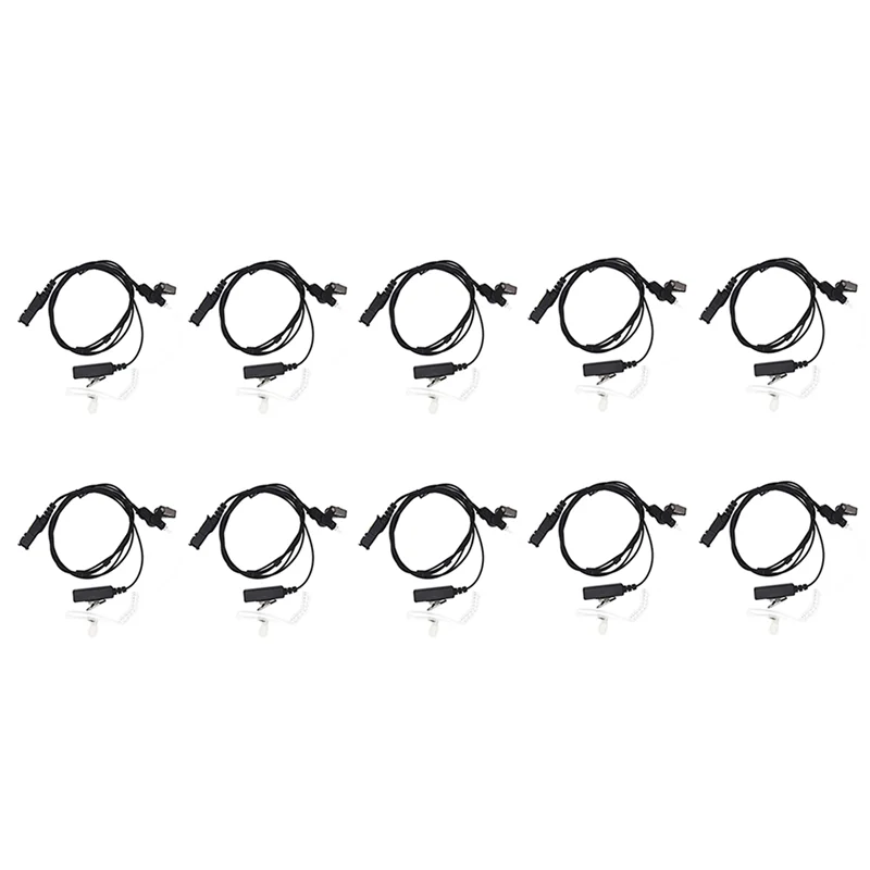 

10X рация воздушная акустическая трубка PPT гарнитура наушник для Motorola Xir P6600 P6620 XPR3300 XPR3500 MTP3250-A74Z