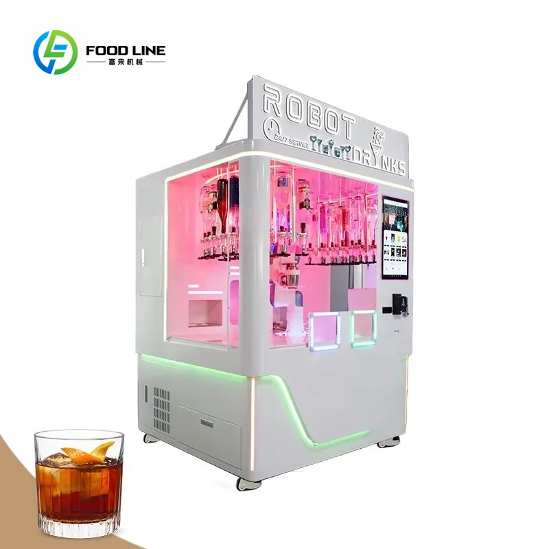 Robot barman personnalisé, distributeur automatique de cocktails, machine à café et à cocktails, kio
