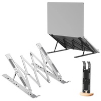 Aluminum Alloy Laptop Stand Metal Height Adjustable Cooling Rack Foldable Bracket For Macbook Notebook Holder Portable Cooling