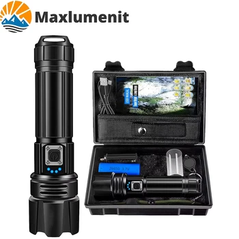 Najpotężniejsza latarka LED latarka akumulatorowa oświetlenie 3000M latarnia taktyczna bardzo mocna latarka z ładowaniem USB