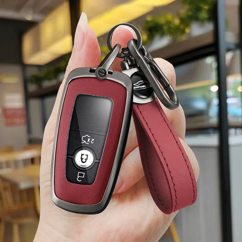 Zinc Alloy Car Remote Key Case For Ford Raptor F150 Remote Control Protector For Ford F-150 RAPTOR Car Key Cover Car Accessories