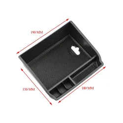 For Toyota Fortuner Hilux Innova Revo AN120 AN130 AN160 2016-2022 Car armrest storage box central tray accessories