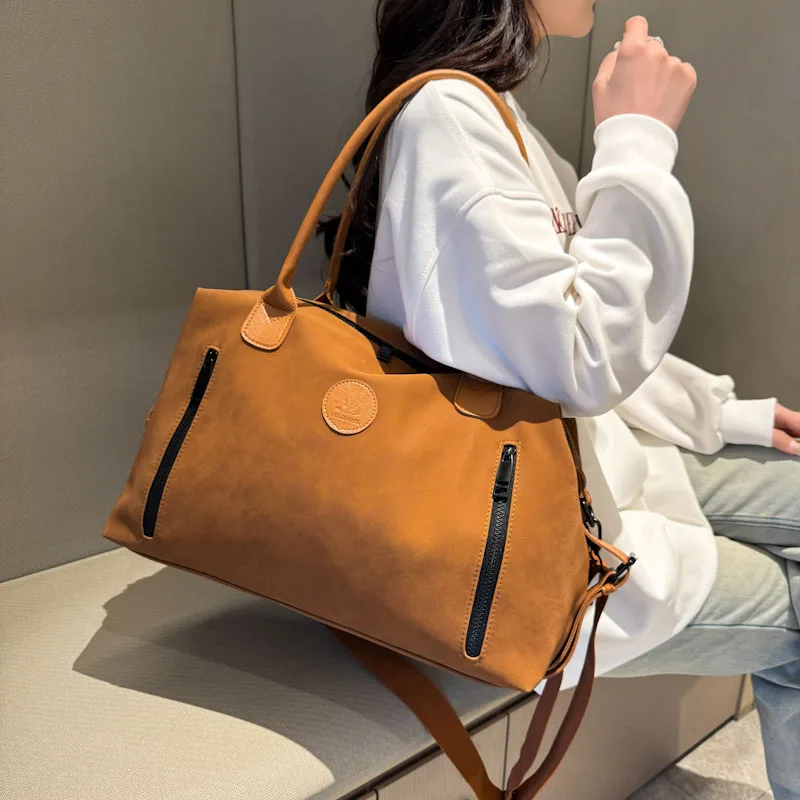 

High Quality Leather Tote Bag Travel Large Capacity Messenger Bag Brand Ladies Handbags Female Fashion Shoulder Crossbody Bags