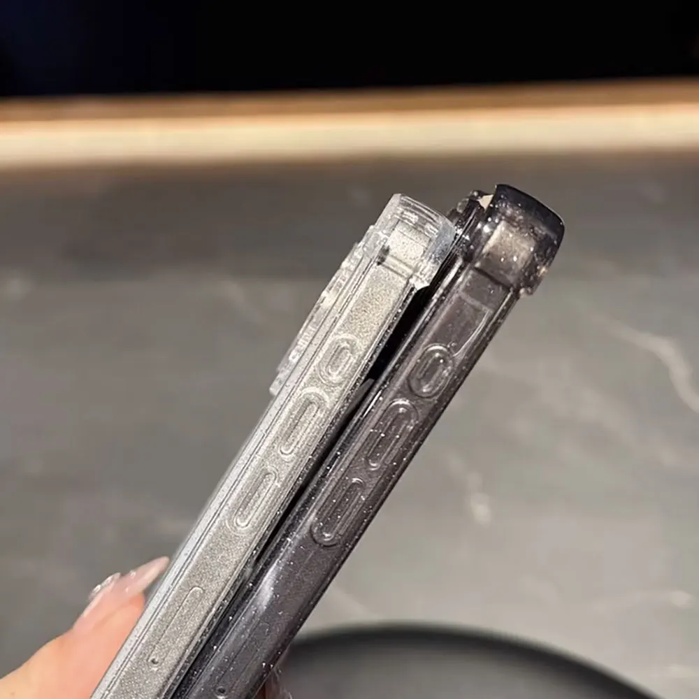 Glittery Four-Corner Drop-Proof TPU Case For iPhone 17 Pro Max Case iPhone 17 16 15 14 13 Pro Cover Star Bling Soft Clear Cover