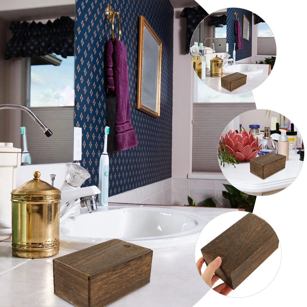 

2Pcs Wood Jewelry Storage Box Sliding Lid Compact Lightweight Professional Organizer Box for Earrings Bracelets Necklaces Gifts