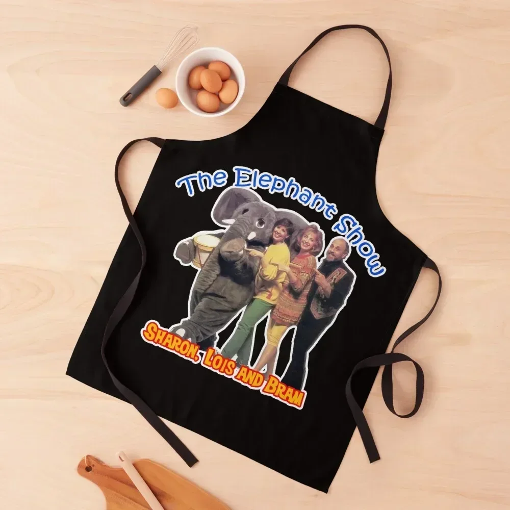 

Skinamarink Sharon Lois and Bram Elephant Show Retro 90s Throwback tribute Apron Chef Uniform Women Funny Waterproof women Apron