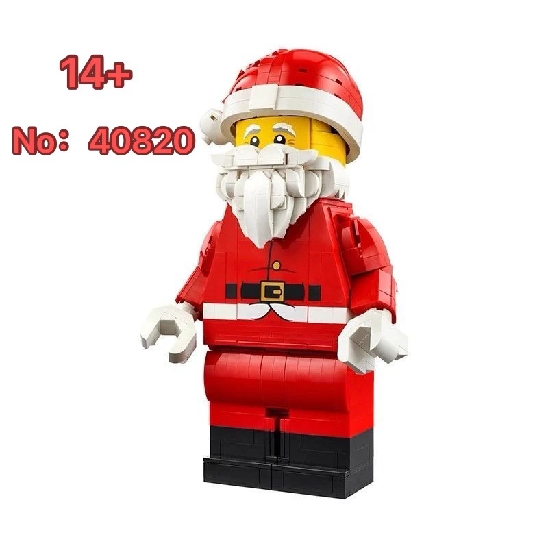 

2026New Edition 40820 Santa Claus Building Block Set Collectible Home Decor Christmas Halloween Gift for Kids Adults