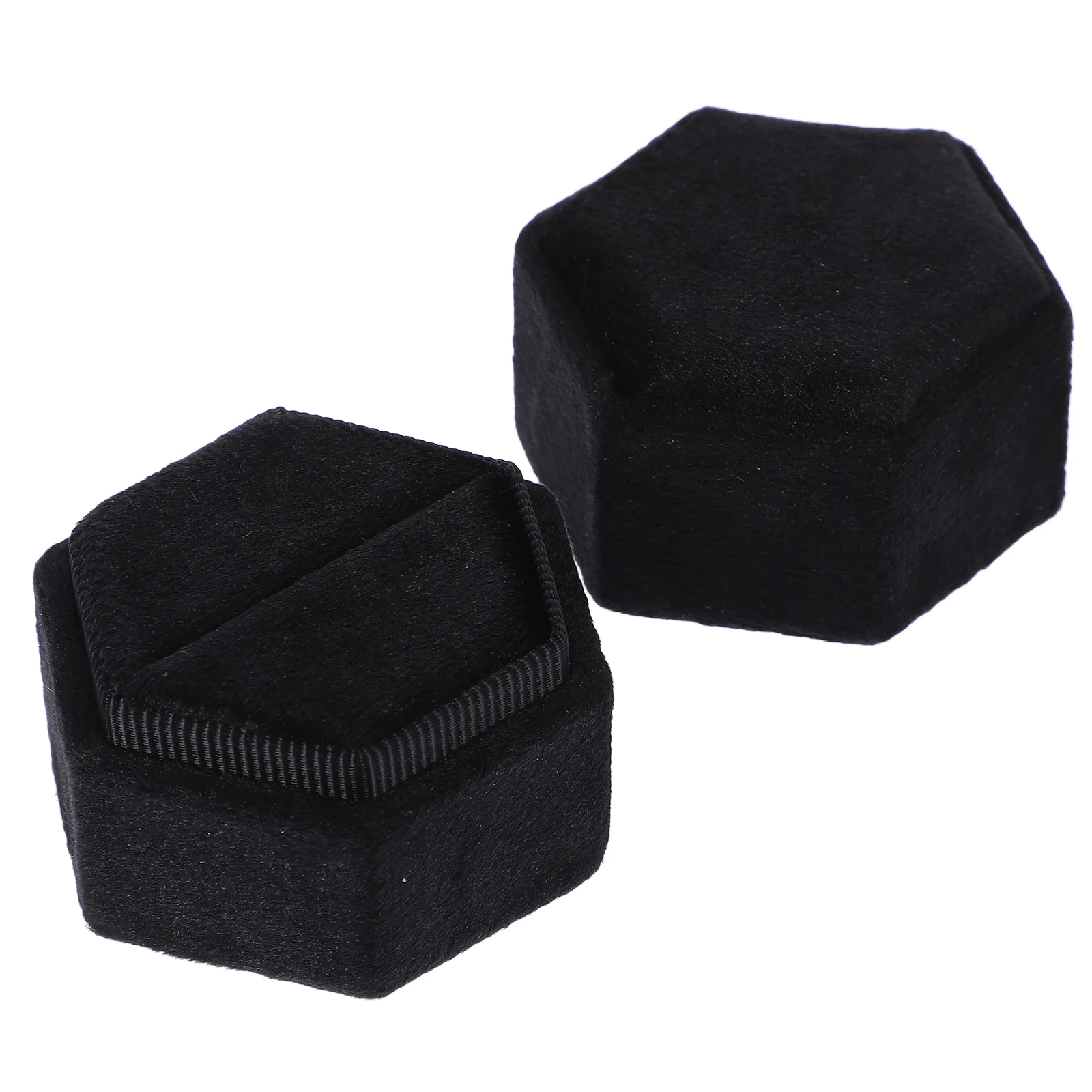 

Single Ring Box Holder Wedding Ceremony Jewelry Packaging Small Case Girl Boxes for Bride
