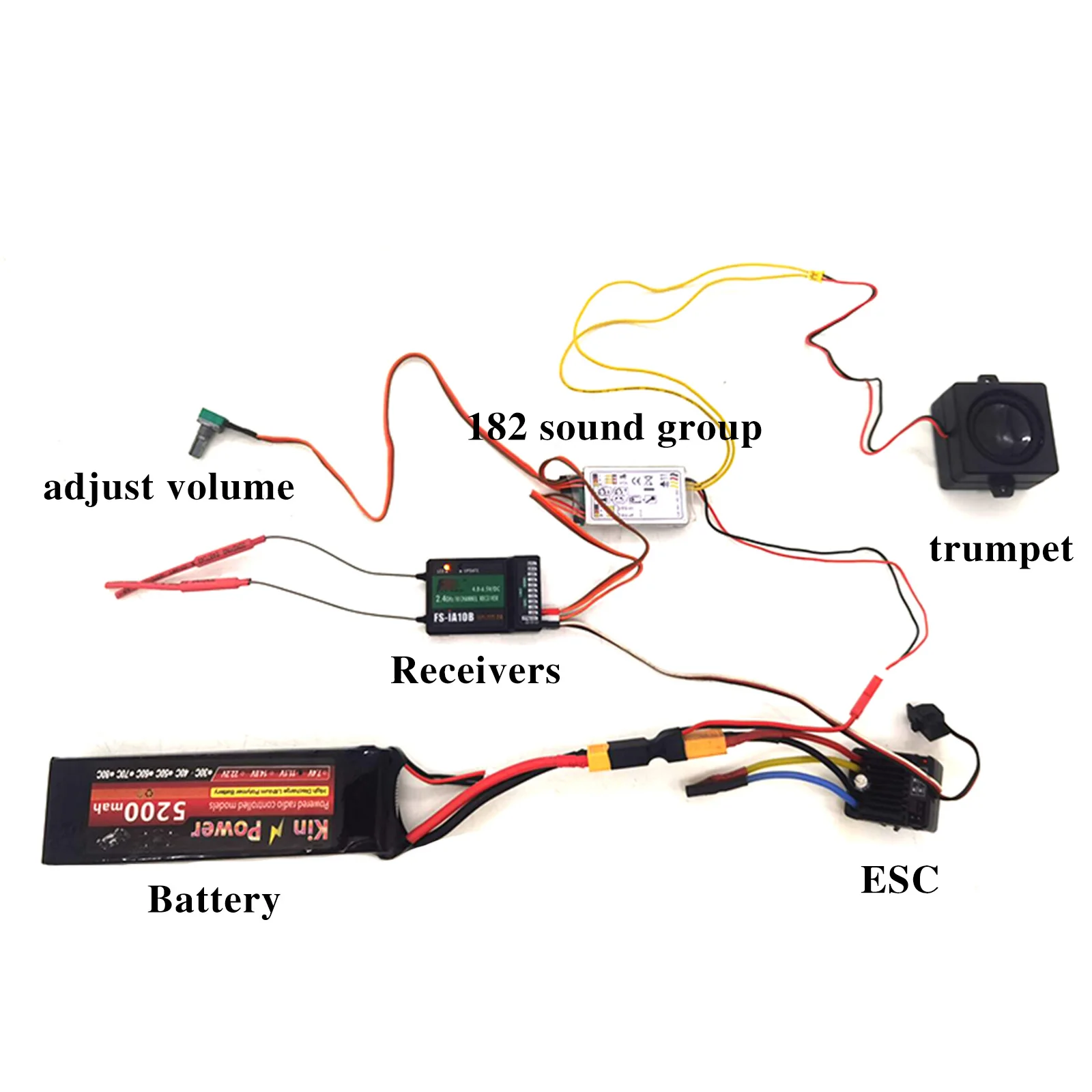 JD Model Hydraulic Model Excavator Sound Module Second Generation JDM-182