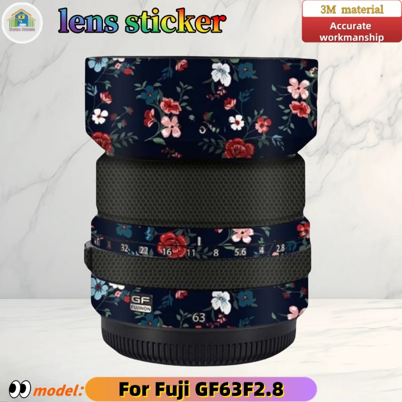 

GF63F2.8 For Fuji GF63 F2.8 Camera lens sticker, DIY skin, Precision tailoring wear-resistant protective film