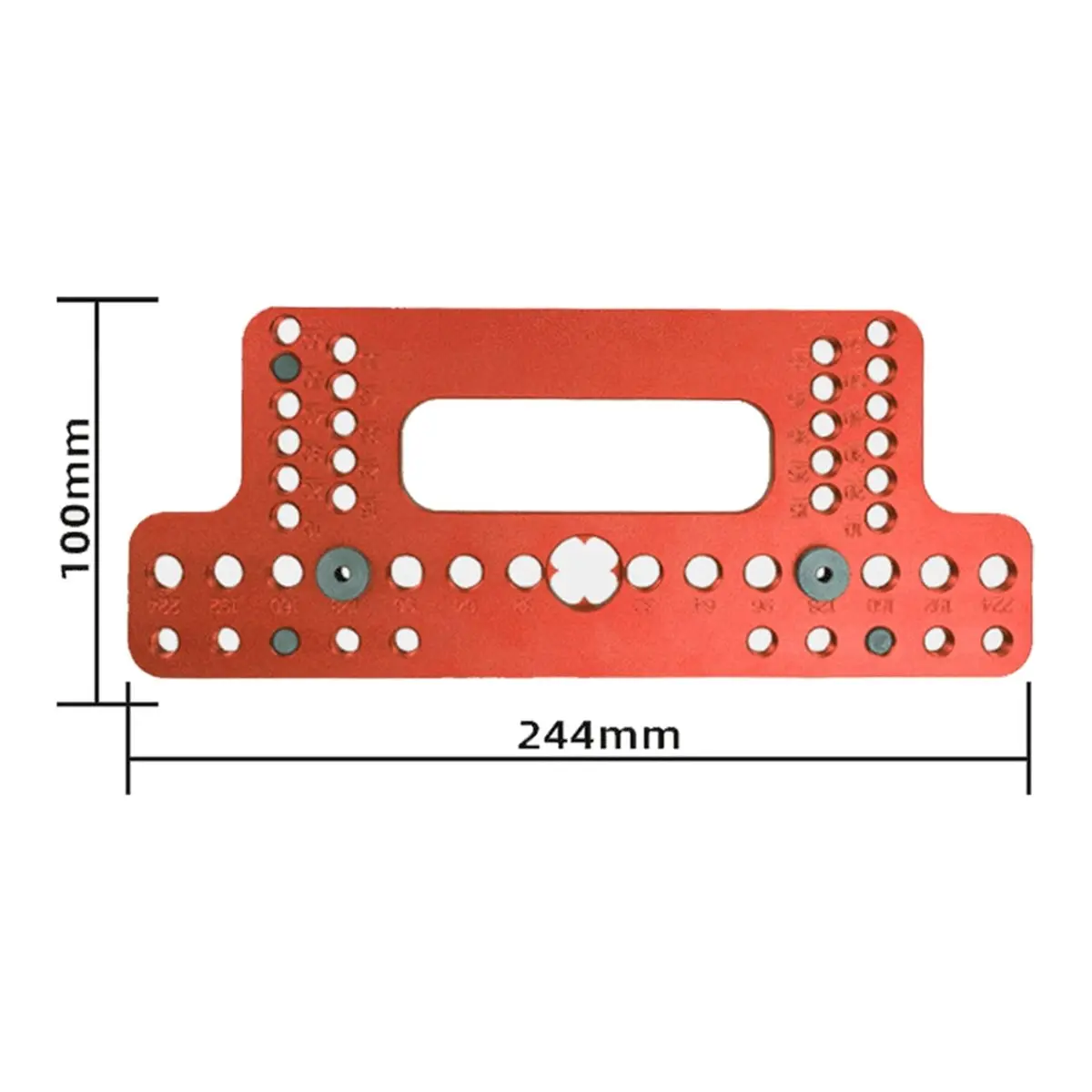 A344P ~Woodworking Wood Door Handle Locator Puncher for Wardrobe Door Cabinet Positioner Drill…