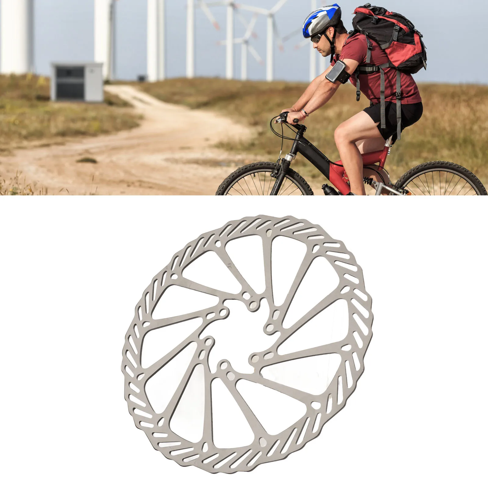 

180-мм велосипедный тормозной диск из алюминиевого сплава для горных и шоссейных велосипедов