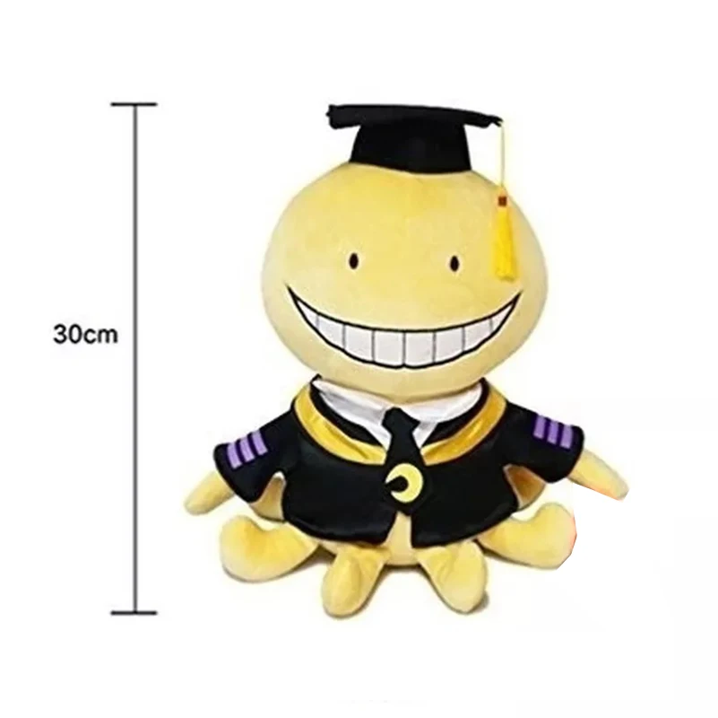 Korosensei Koro Sensei Plush Doll Octopus Teacher Anime Assassination Classroom Cosplay Props Stuffed Animal Toy Graduate Gift