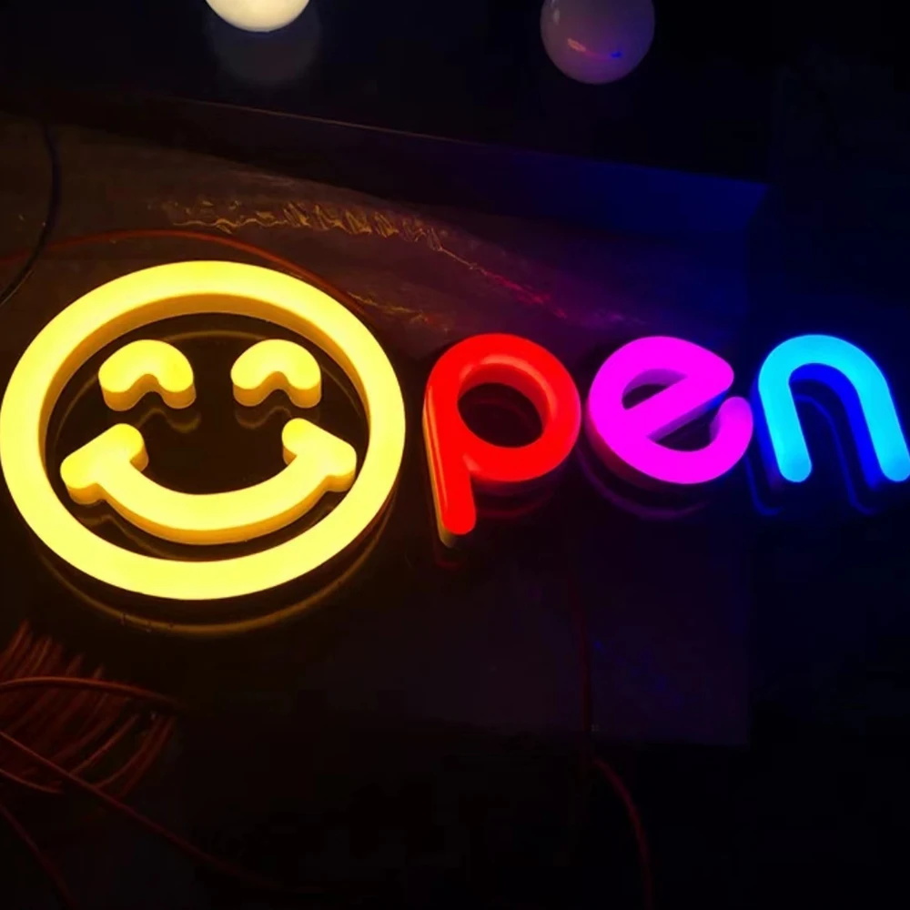 

Open Store Sign Led Light Open Neon Sign Advertising Lamp Lights for Business Shop Decor Restaurant Decoration Ultra Bright