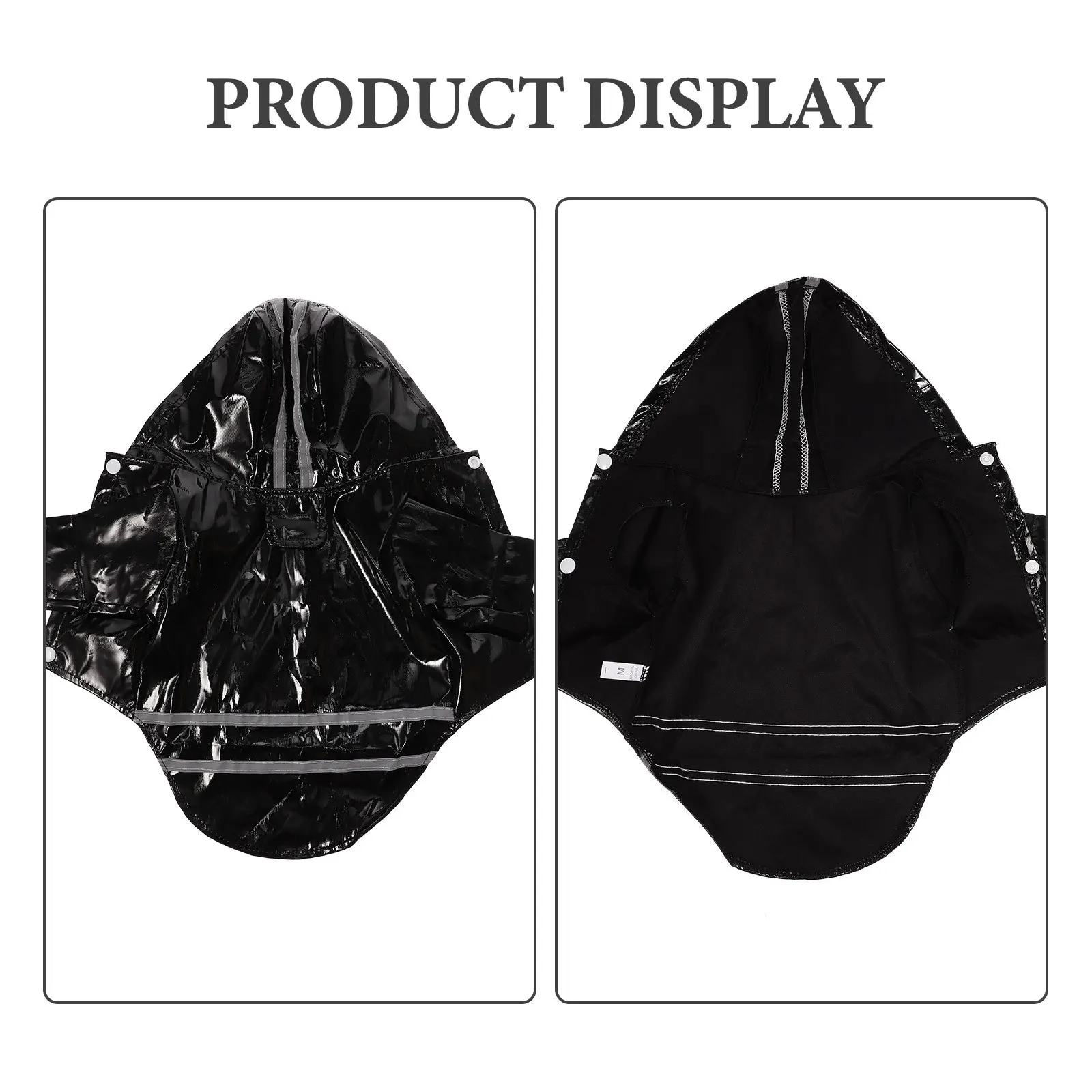 

Dog Rain Coat Lightweight Waterproof Reflective Jacket for Small Medium Large Dogs Portable Foldable Pet Rainwear Fashion