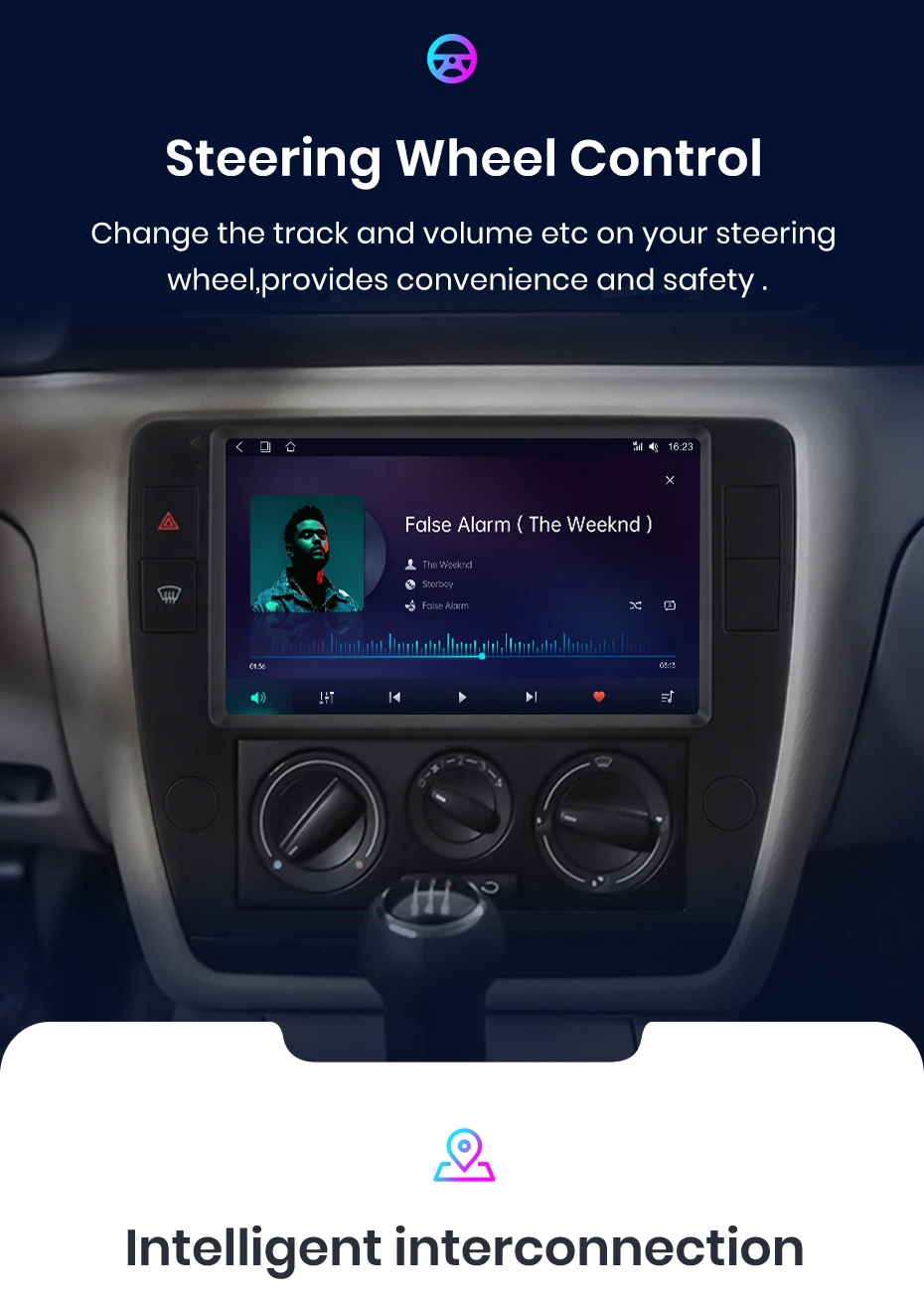 Junsun Kabelloses Carplay Android Auto Autoradio für Passat B5 2000 2001 2002 - 2005 GPS Intelligente Systeme Multimedia Autoradio – Detail 15