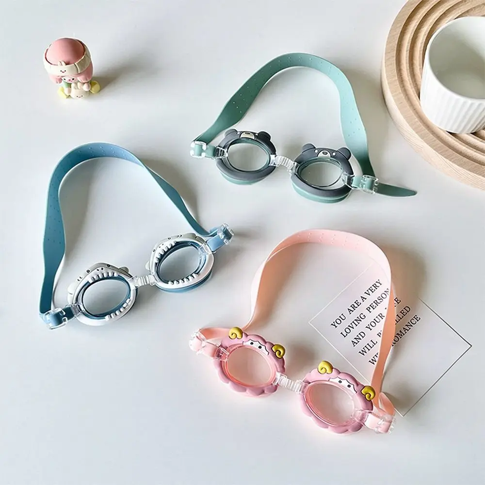 

Creative HD Summer Kids Swimming Goggles Waterproof Anti Fog Swim Eyewear Adjustable Cute Children's Goggles
