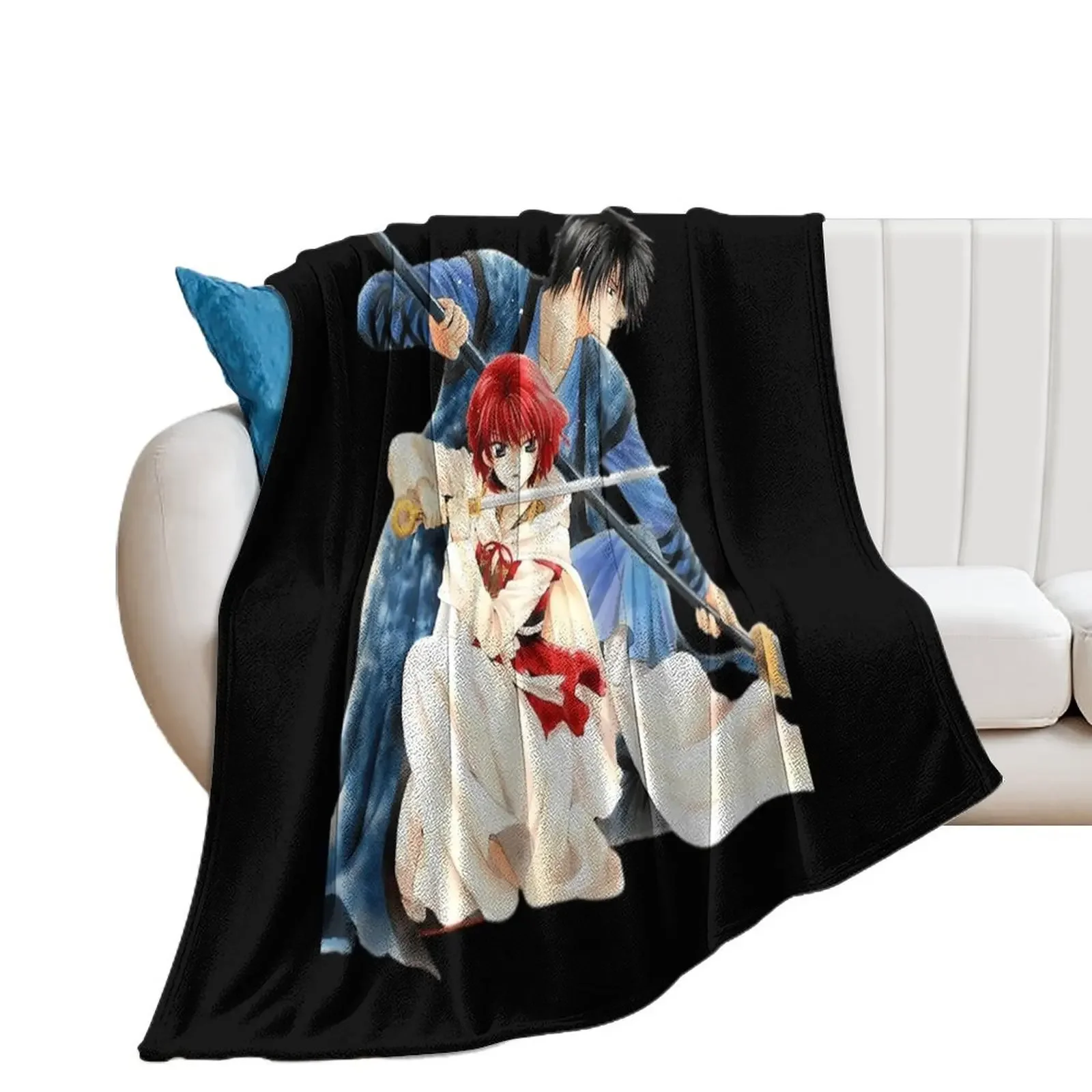 Akatsuki no Yona -Yona Anime Throw Blanket Retros Soft Big Plaid on the sofa Cute Blankets