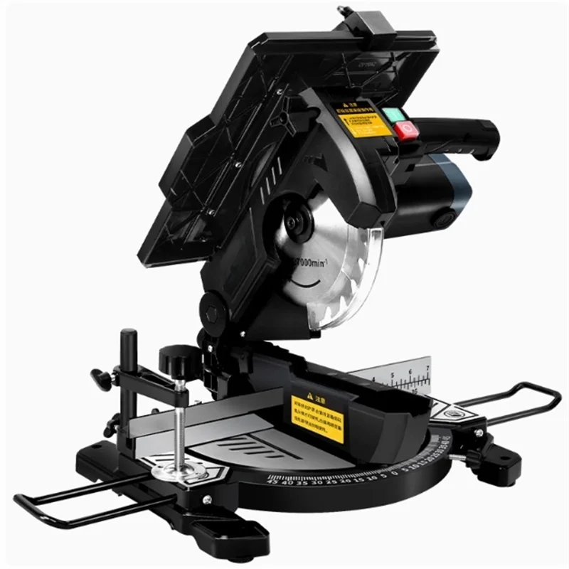 

Portable 8-Inch Electric Miter Saw Circular Saw Powerful Motor Composite Material for Aluminum Wood Plastic Woodworking 2-In-1