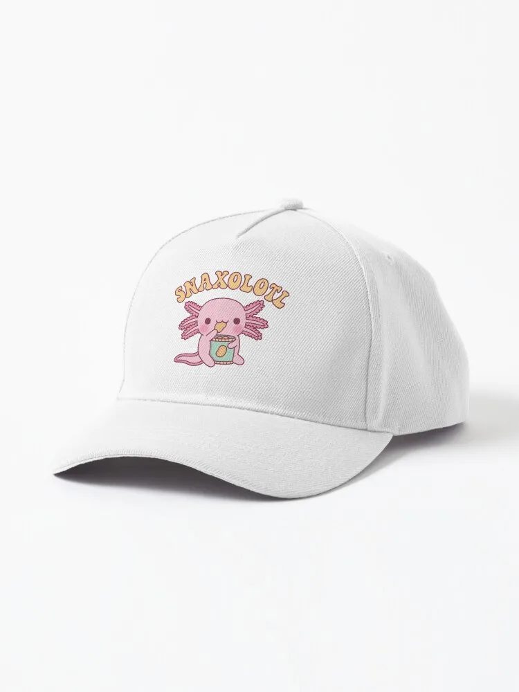 

Funny Snaxolotl Axolotl Munching On Potato Chips Cap For Unisex Adult Outdoor Casual Sun Baseball Caps New Fashion Hat