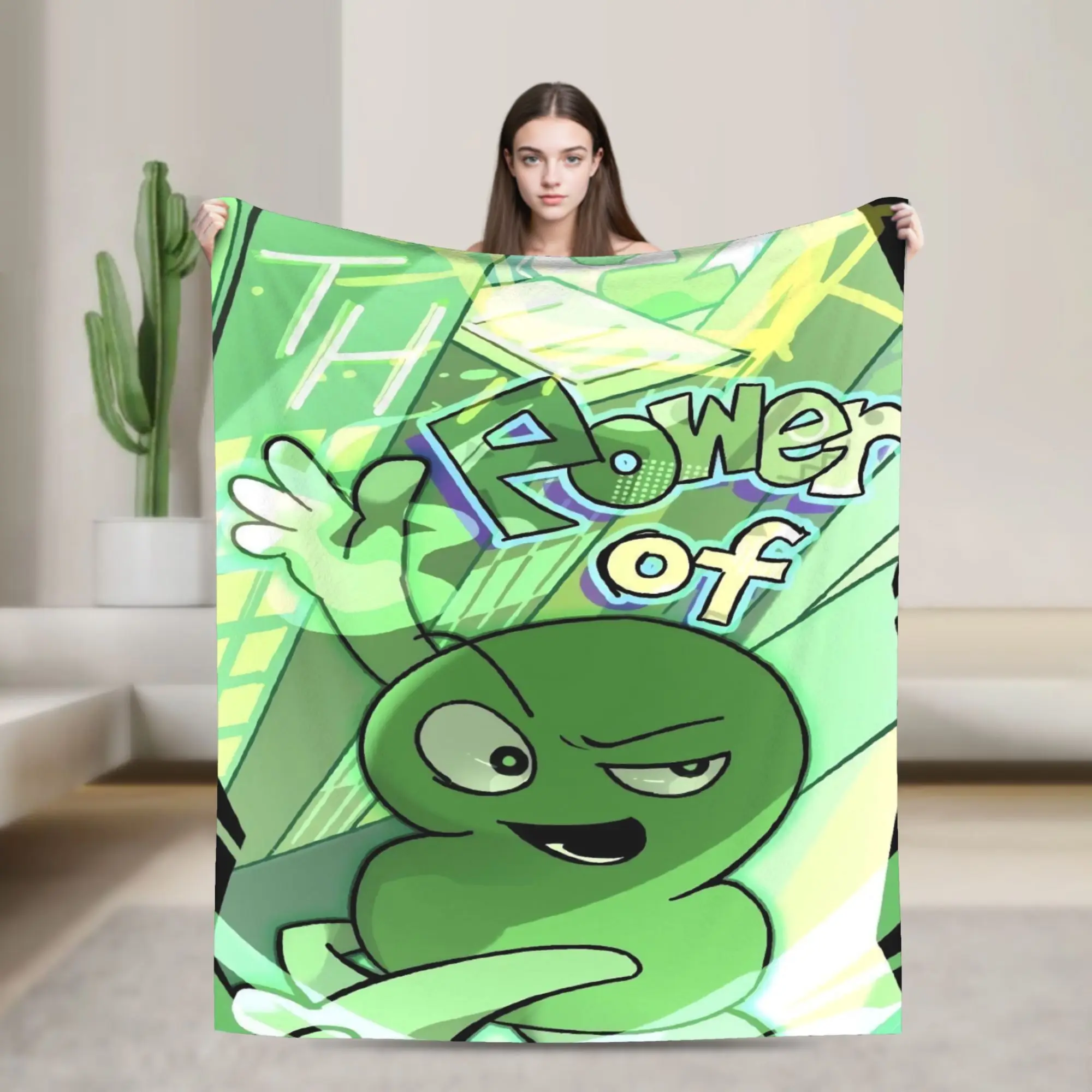 

Анимированные пледы BFDI The Power of Two: фланелевые, потрясающе теплые пледы для дома, ресторана, весны и осени