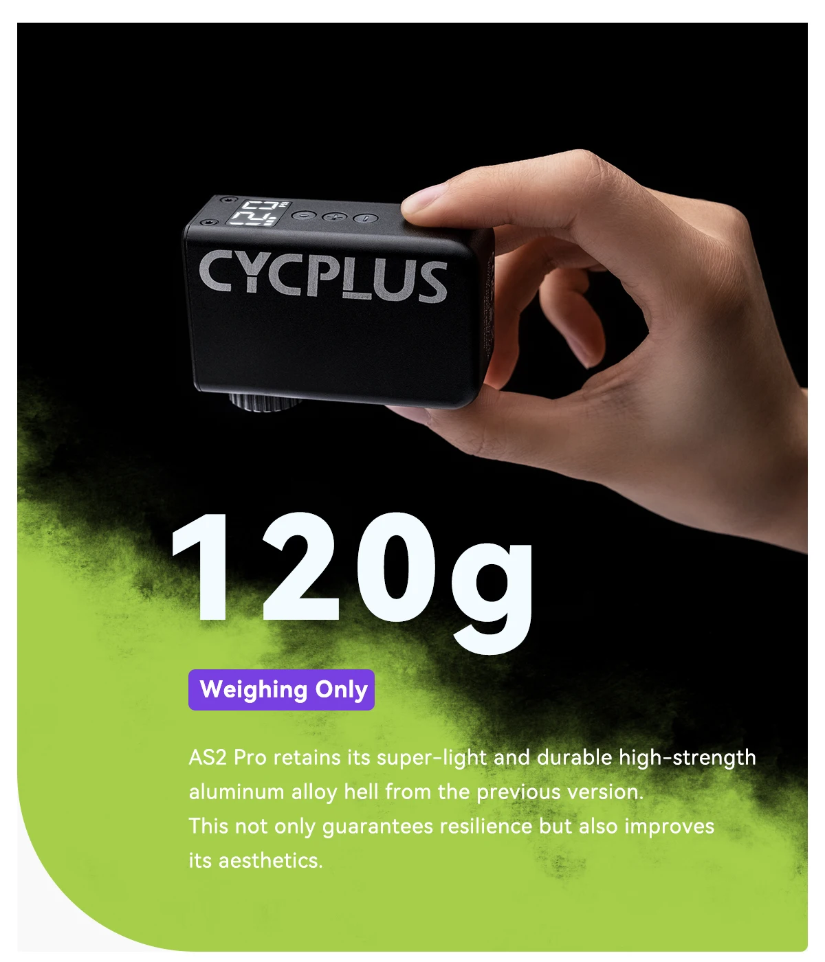 Cycplus as2pro mini bomba elétrica portátil para bicicleta